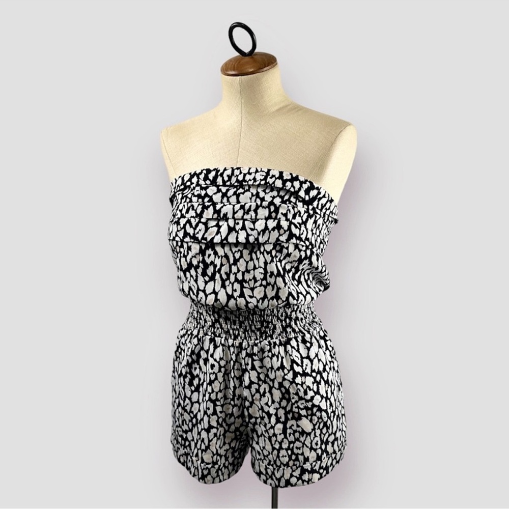 Stylish Black and White Jumpsuit